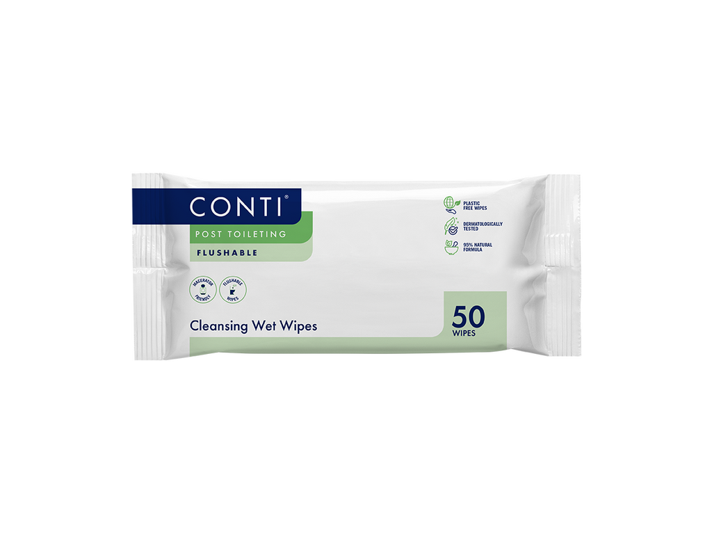 Conti Post Toilet Large Wet Wipes Без аромат 50 кърпички